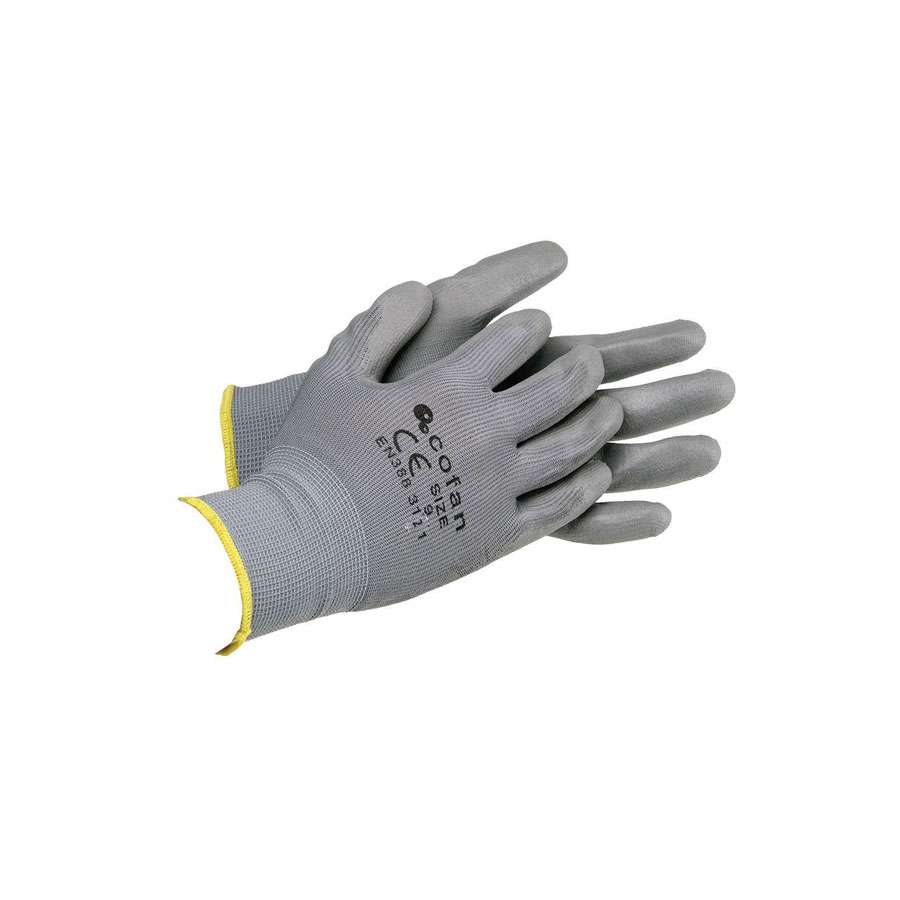 Guante Nylon Impregnado Gris