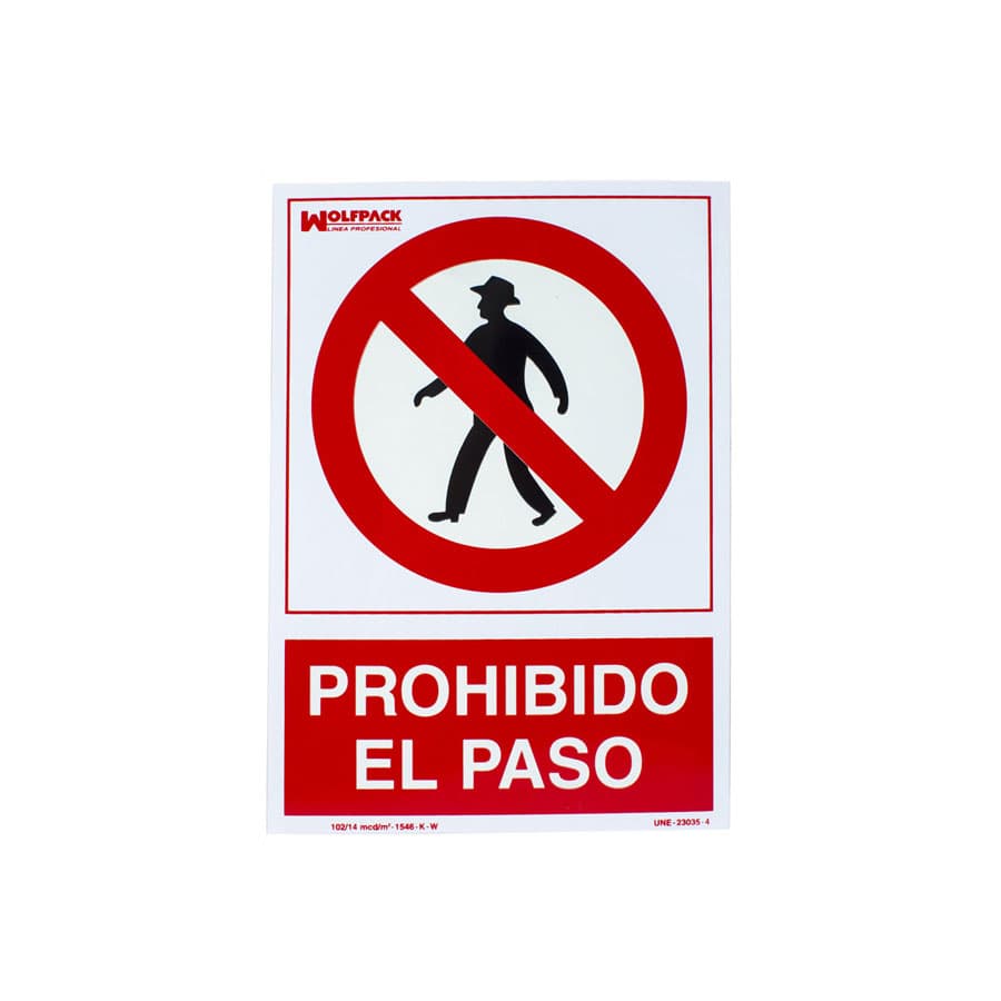 Cartel Prohibido El Paso