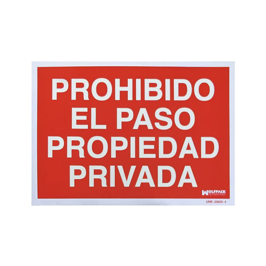 Cartel Propiedad Privada