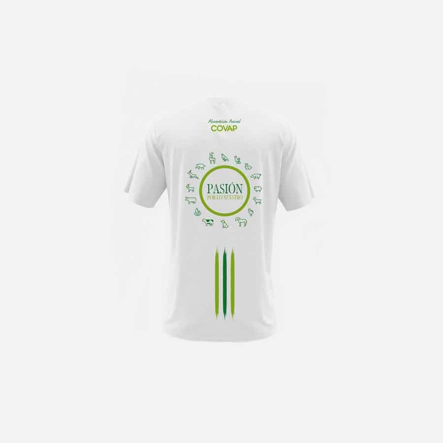 Camiseta tecnica COVAP blanca