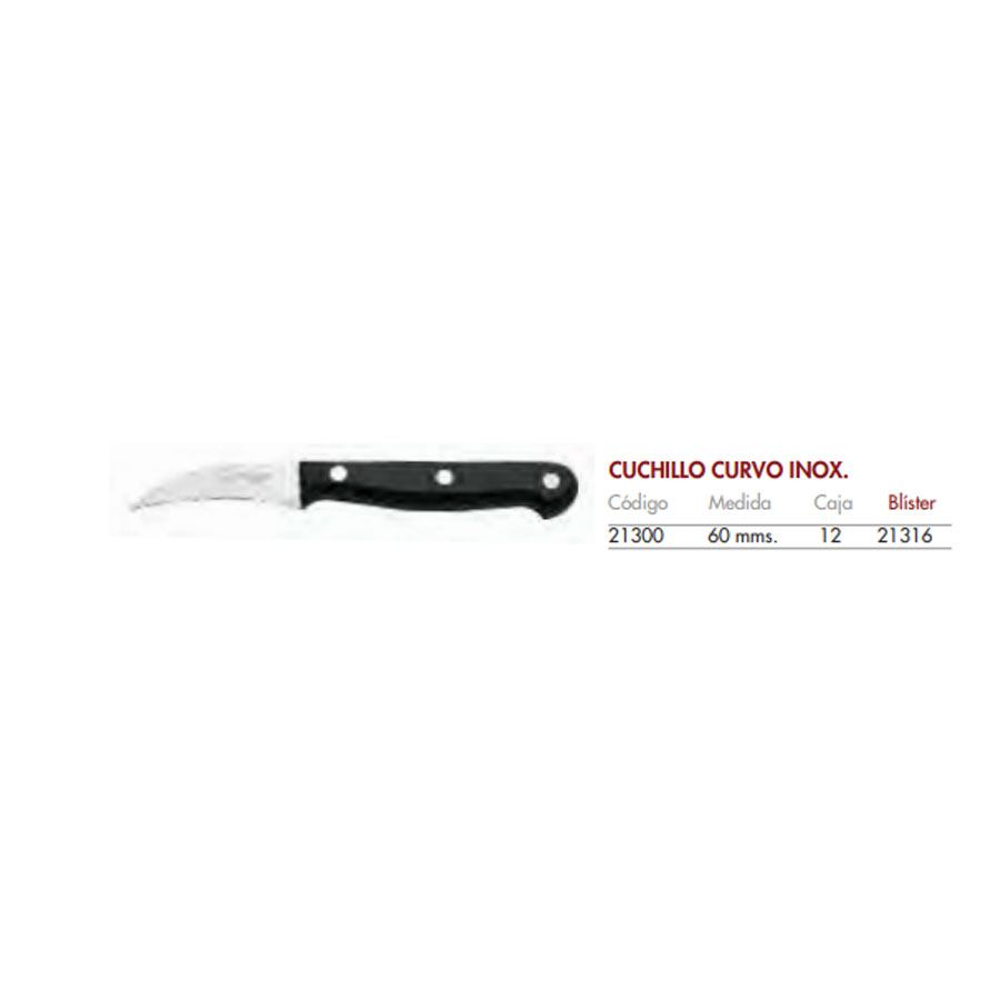 Cuchillo Curvo Inoxidable