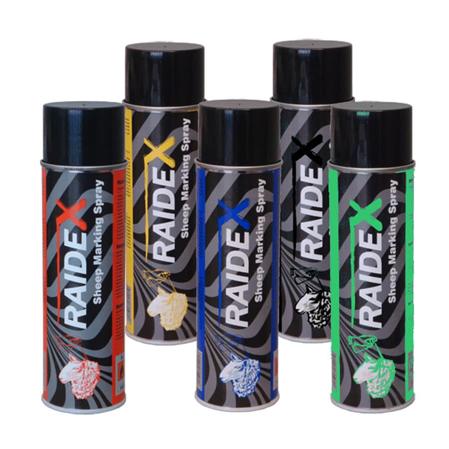 Spray Raidex para marcar ovejas