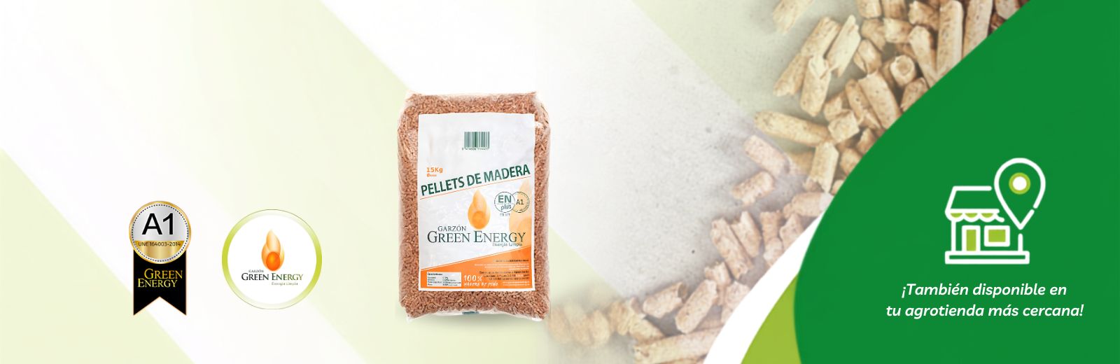 13% de descuento en pellet