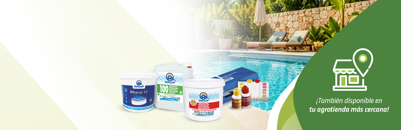10% descuento para productos de piscinas
