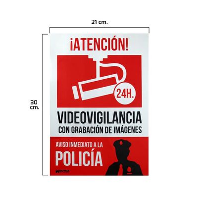 cartel alarma policia