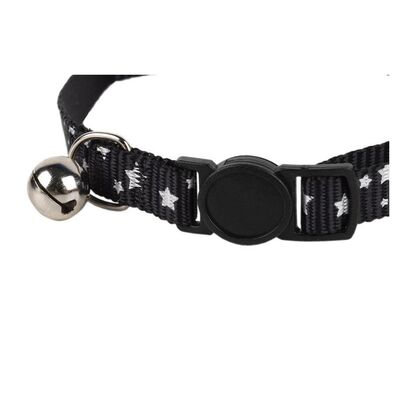 Collar con cascabel negro