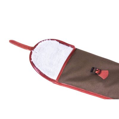 Funda escopeta repetidora lona verde forro r0056