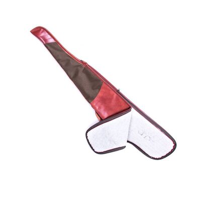 Funda rifle visor lona verde forro r0047
