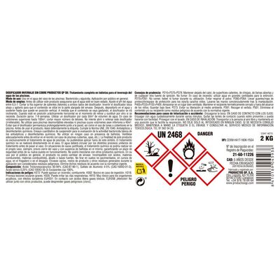 Etiqueta dosificador invernaje