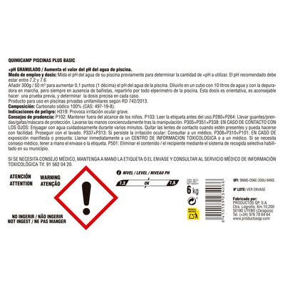 Etiqueta plus basic elevador