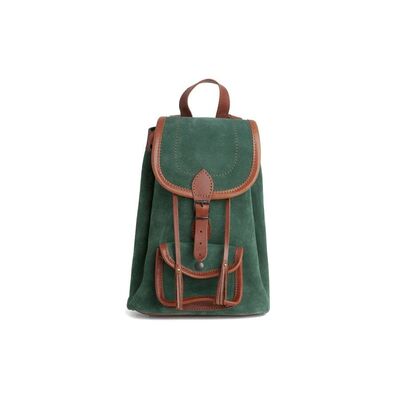 Bolso ojeo afelpado verde r0294