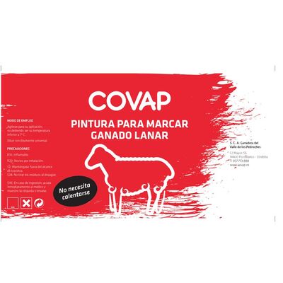 Pintura roja COVAP