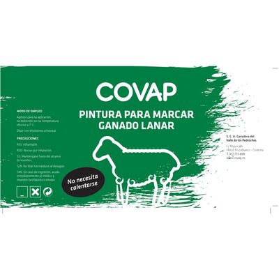 Pintura verde COVAP