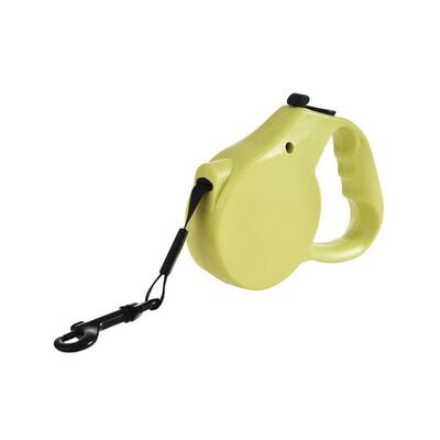 Correa para perros extensible verde