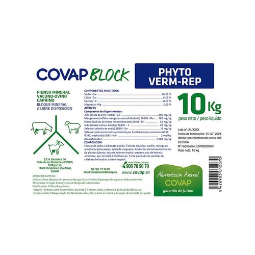 COVAP Block Phyto Verm-rep