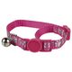 Collar con cascabel rosa