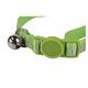Collar con cascabel verde